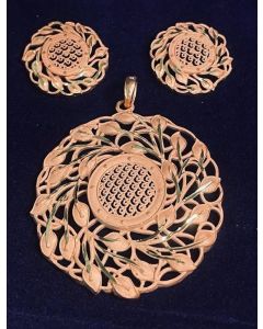 Brass Pendent Set-018